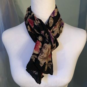 Vintage floral scarf